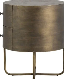 Opbergkasten|Opbergkasten-WOOOD Glossy Kast Antique Brass