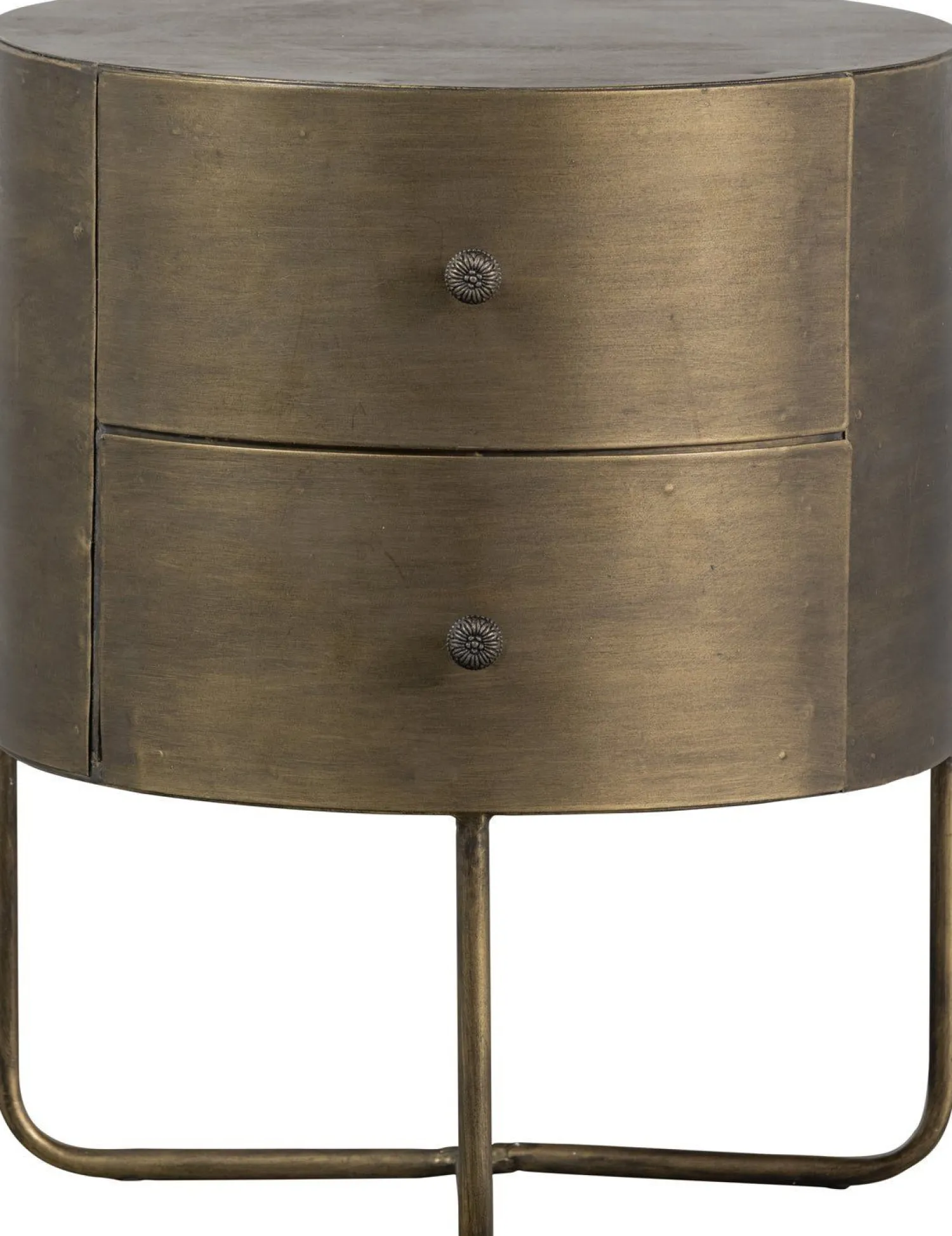 Opbergkasten|Opbergkasten-WOOOD Glossy Kast Antique Brass