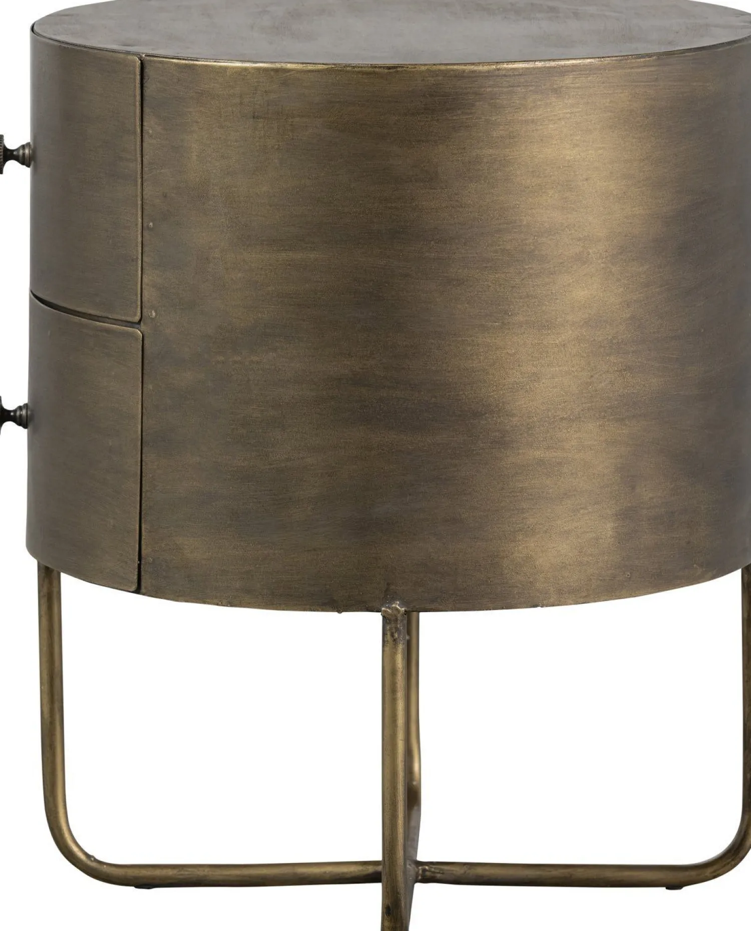 Opbergkasten|Opbergkasten-WOOOD Glossy Kast Antique Brass