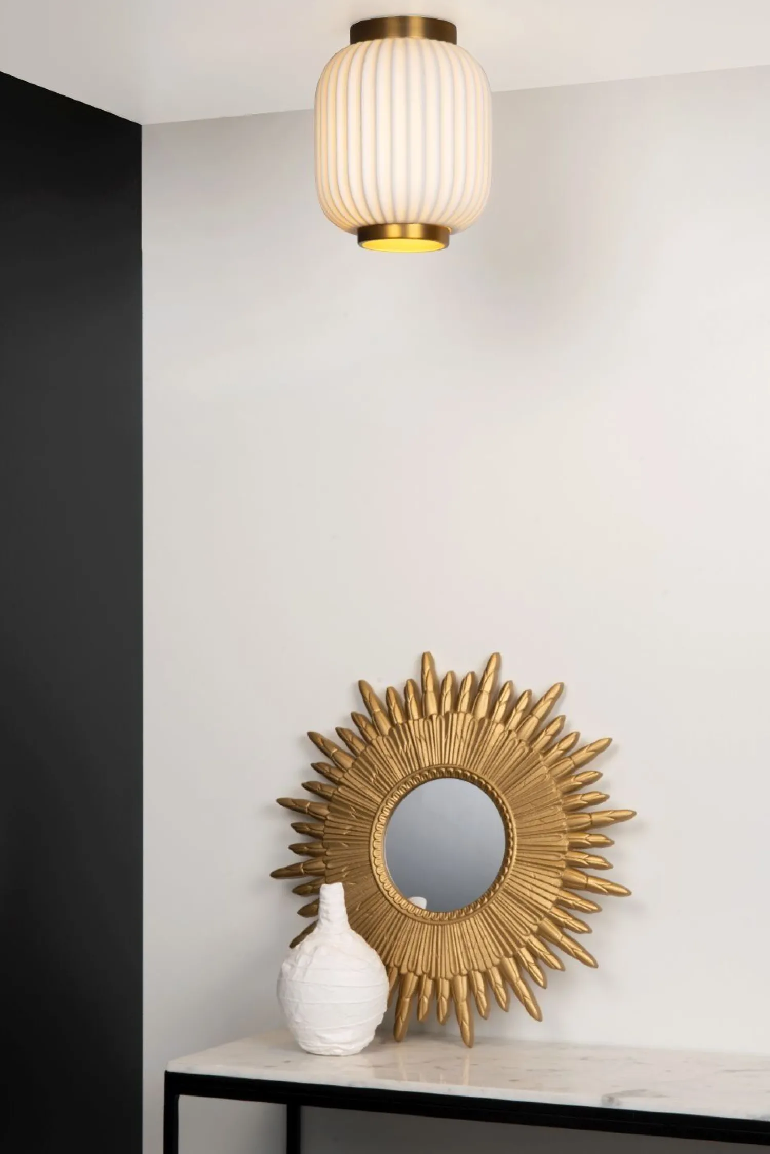 Plafondlampen|Plafondlampen-Lucide Gosse Plafondlamp Wit