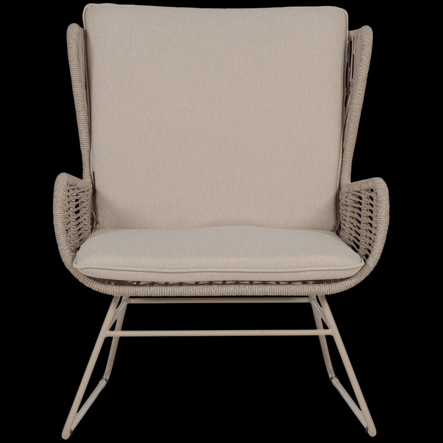 Tuinstoelen-WOOOD Grace Tuin Loungestoel Zand