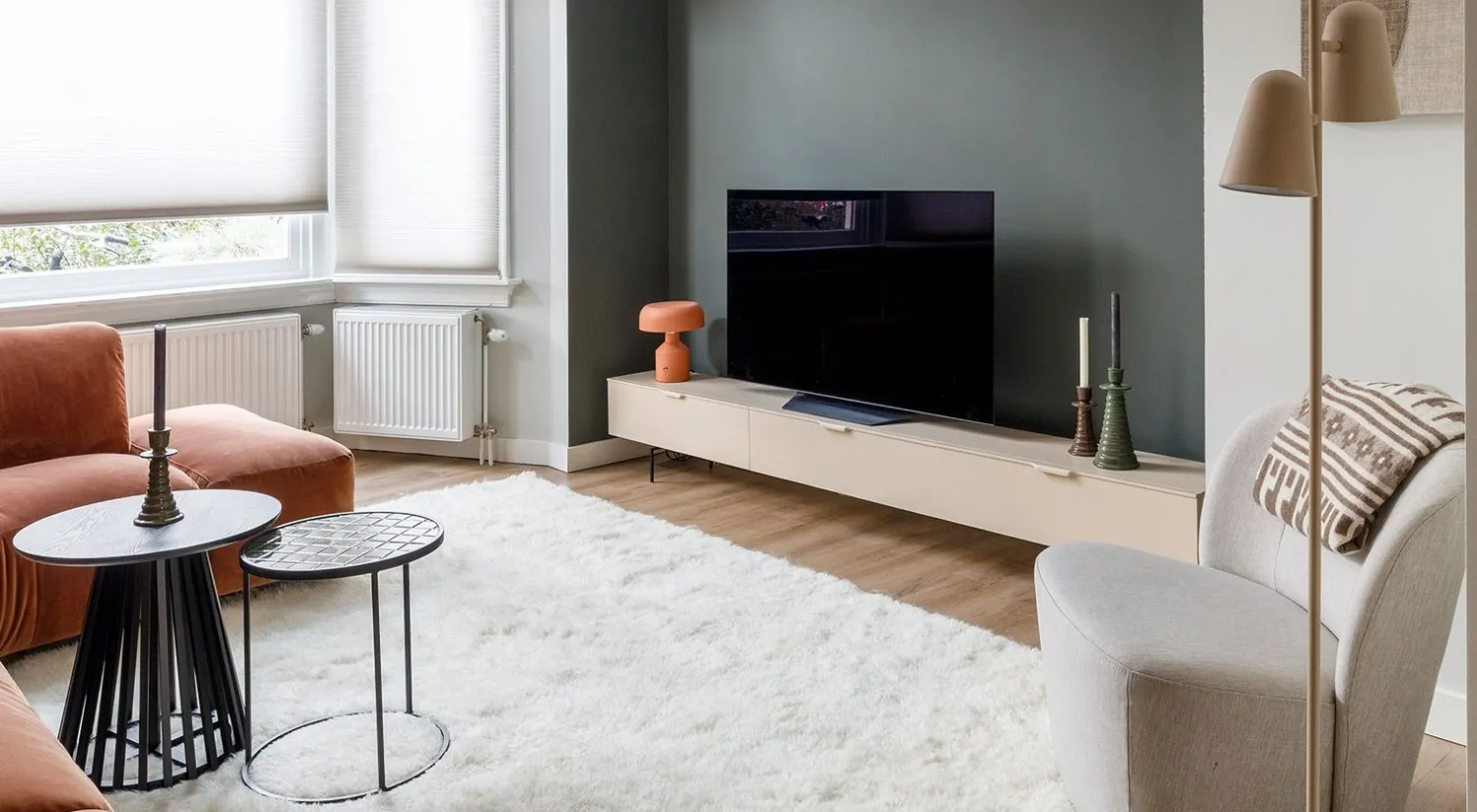 Tv-Meubels-HKLIVING Grain Tv-meubel Sand