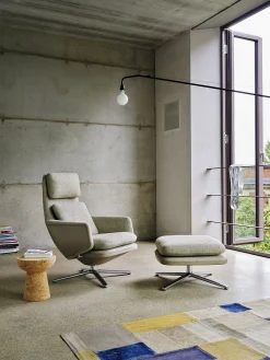 Leren Fauteuils|Design Fauteuils-Vitra Grand Relax Fauteuil