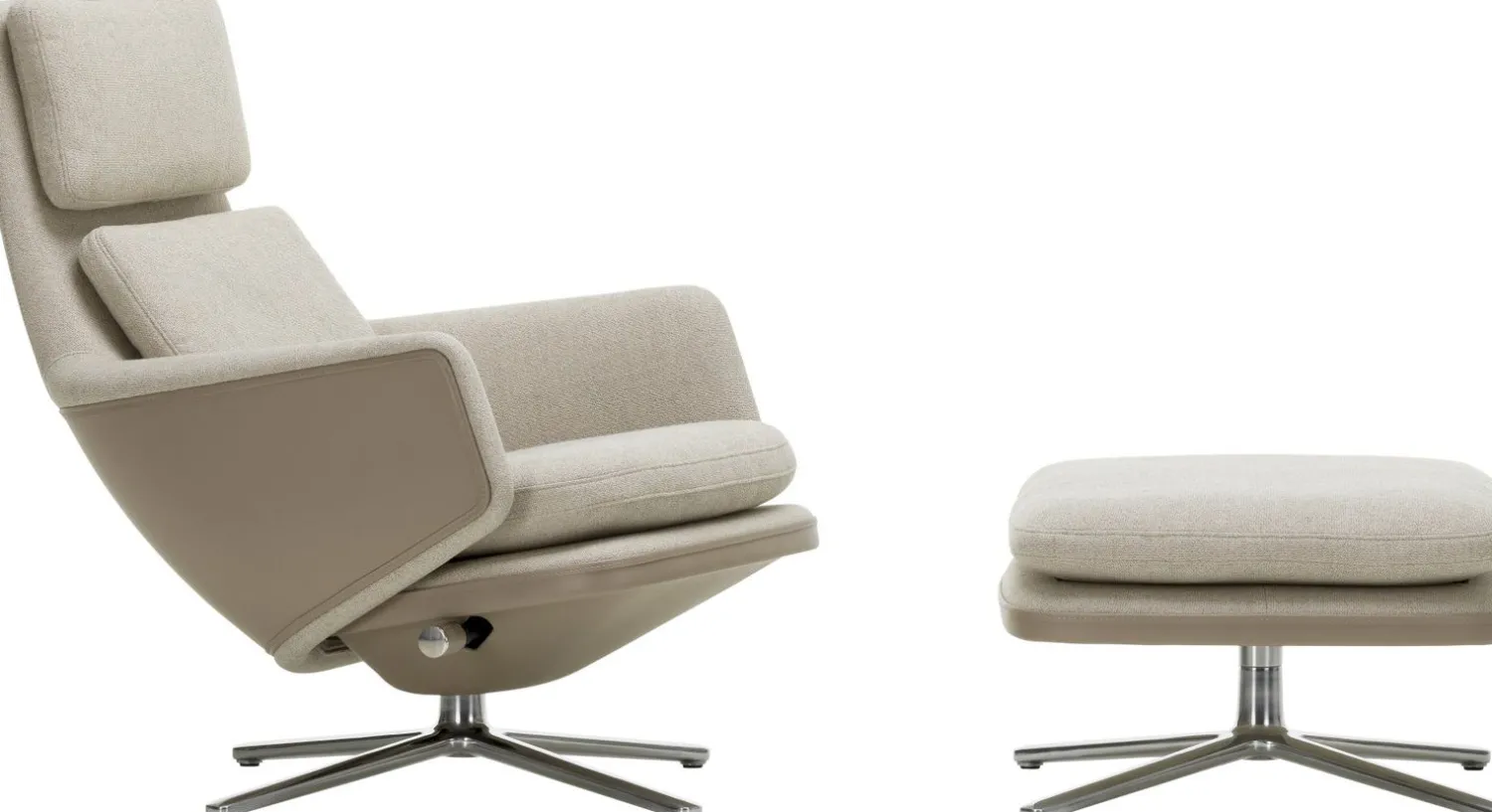 Leren Fauteuils|Design Fauteuils-Vitra Grand Relax Fauteuil