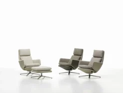 Leren Fauteuils|Design Fauteuils-Vitra Grand Relax Fauteuil