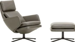 Leren Fauteuils|Design Fauteuils-Vitra Grand Relax Fauteuil