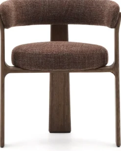 Design Stoelen-Kave Home Granite Armstoel Bruin