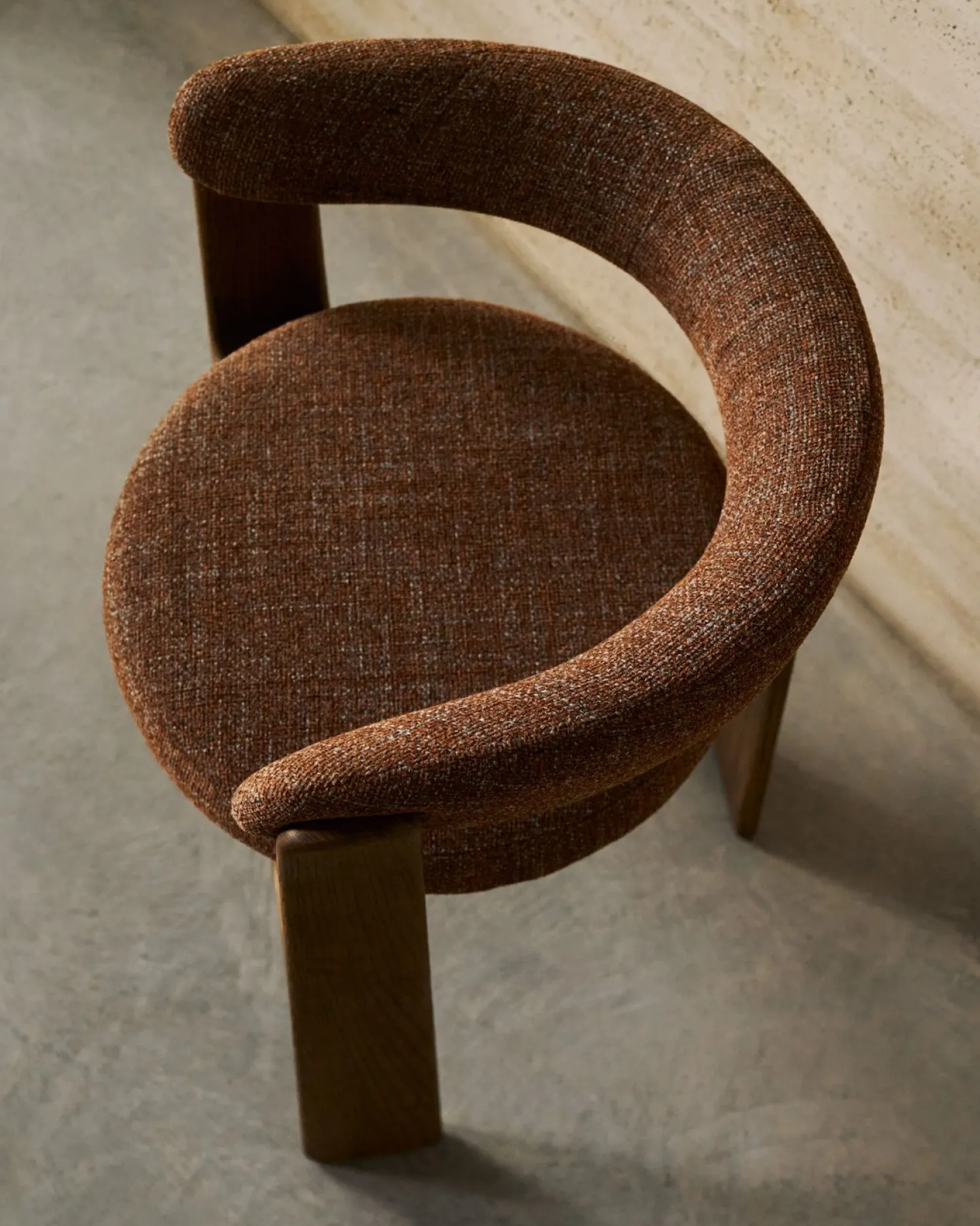 Design Stoelen-Kave Home Granite Armstoel Bruin