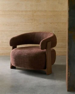 Design Fauteuils-Kave Home Granite Fauteuil Bruin