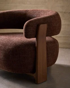 Design Fauteuils-Kave Home Granite Fauteuil Bruin