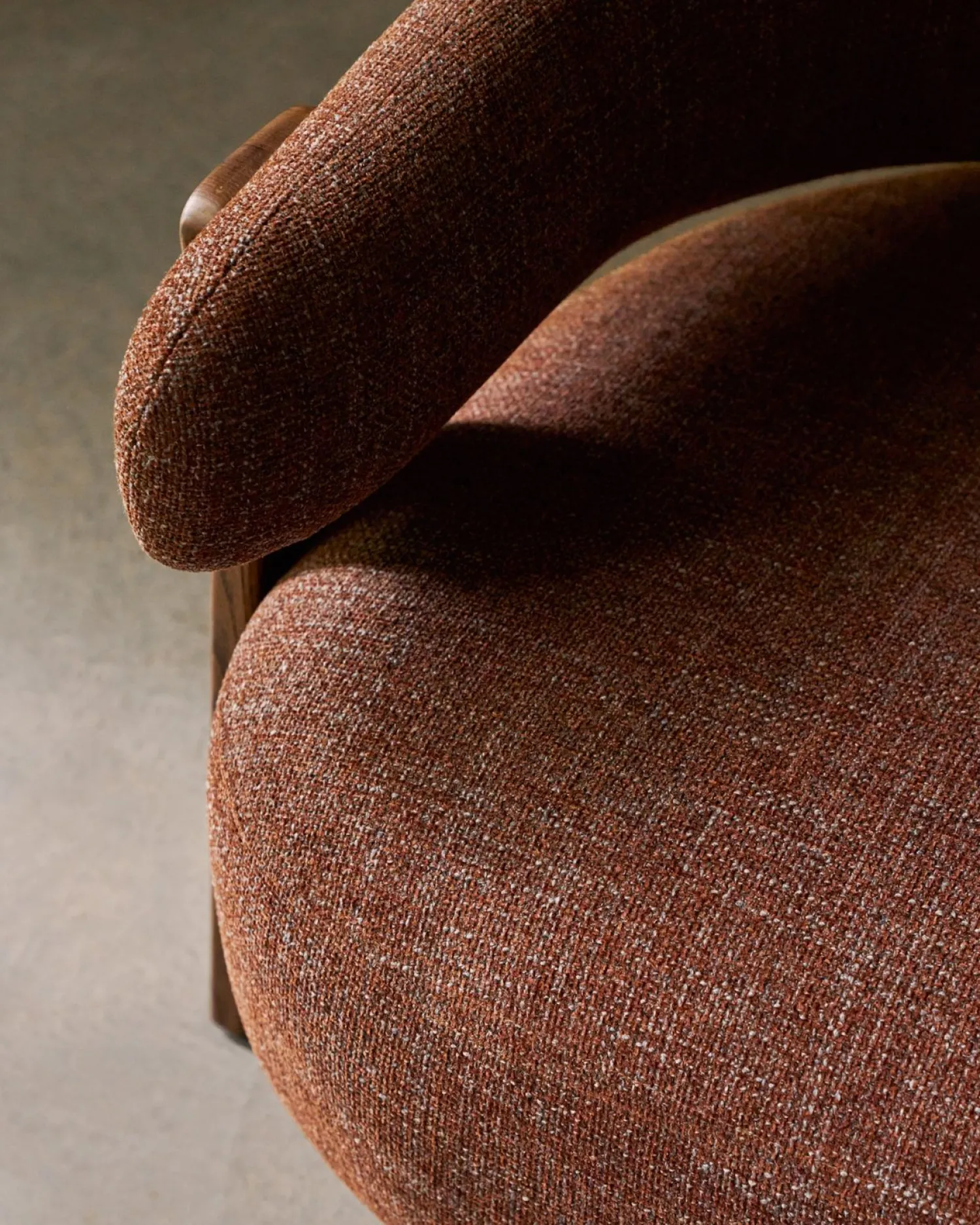 Design Fauteuils-Kave Home Granite Fauteuil Bruin