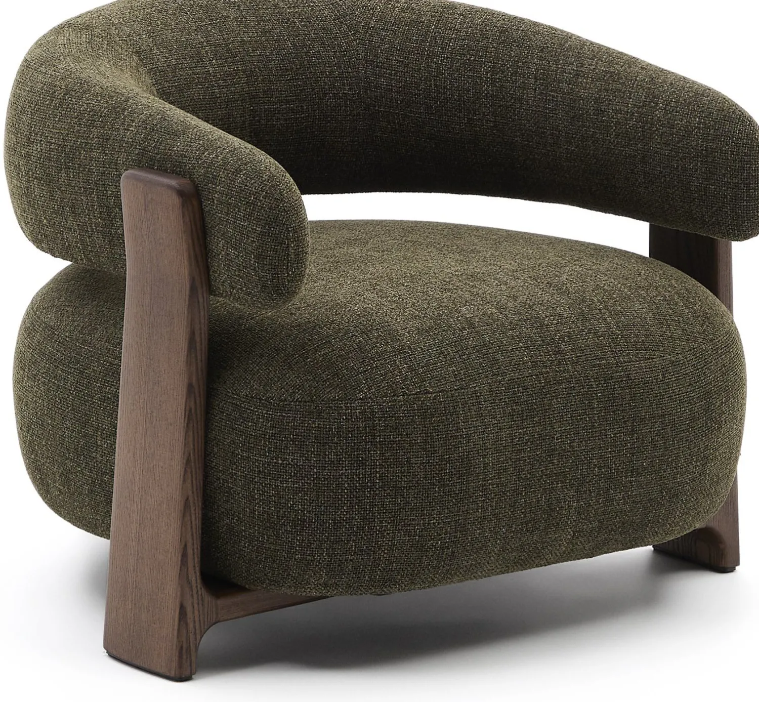 Design Fauteuils-Kave Home Granite Fauteuil Groen