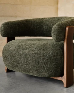 Design Fauteuils-Kave Home Granite Fauteuil Groen