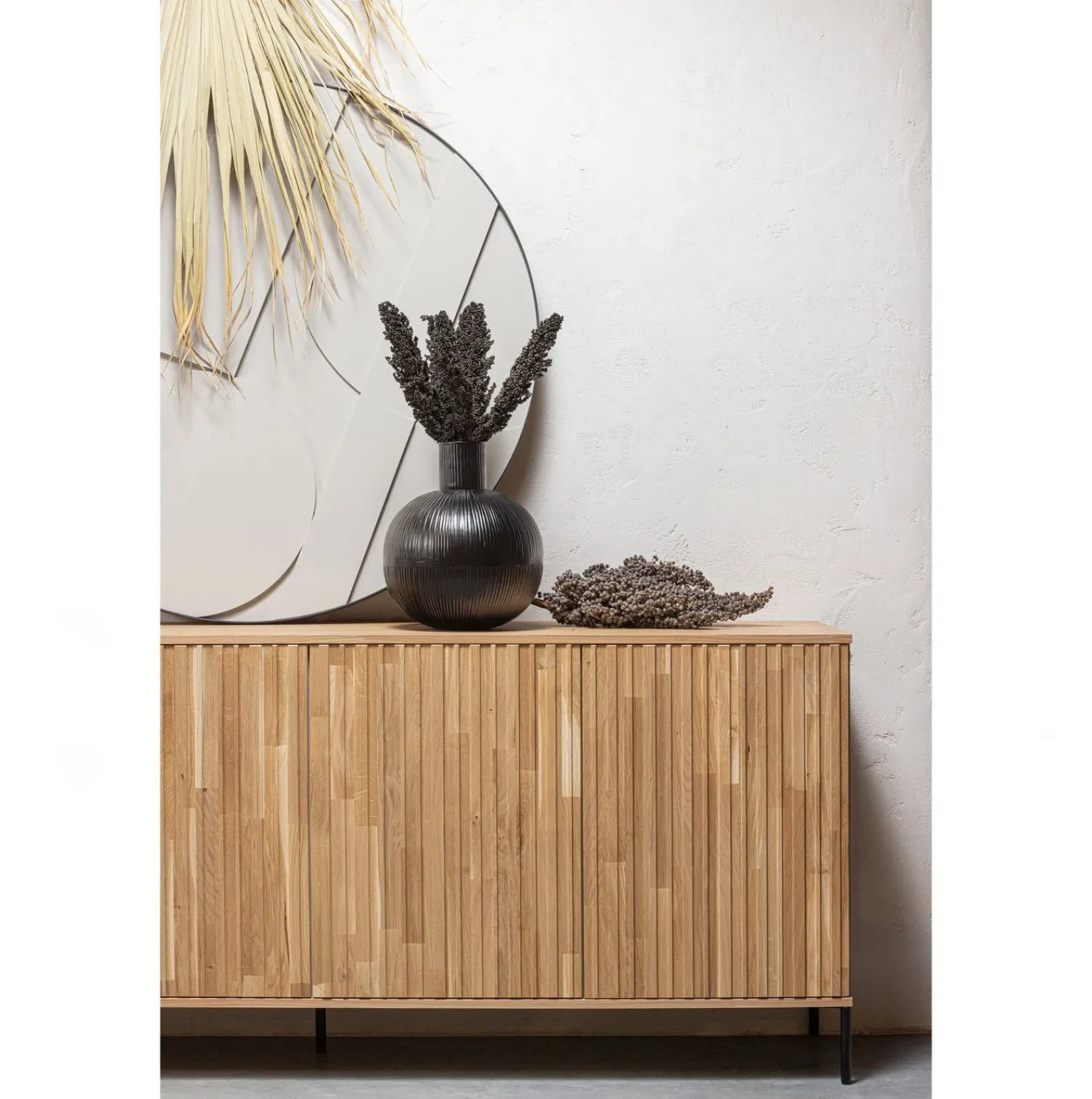 Dressoirs-WOOOD Gravure Dressoir Natural