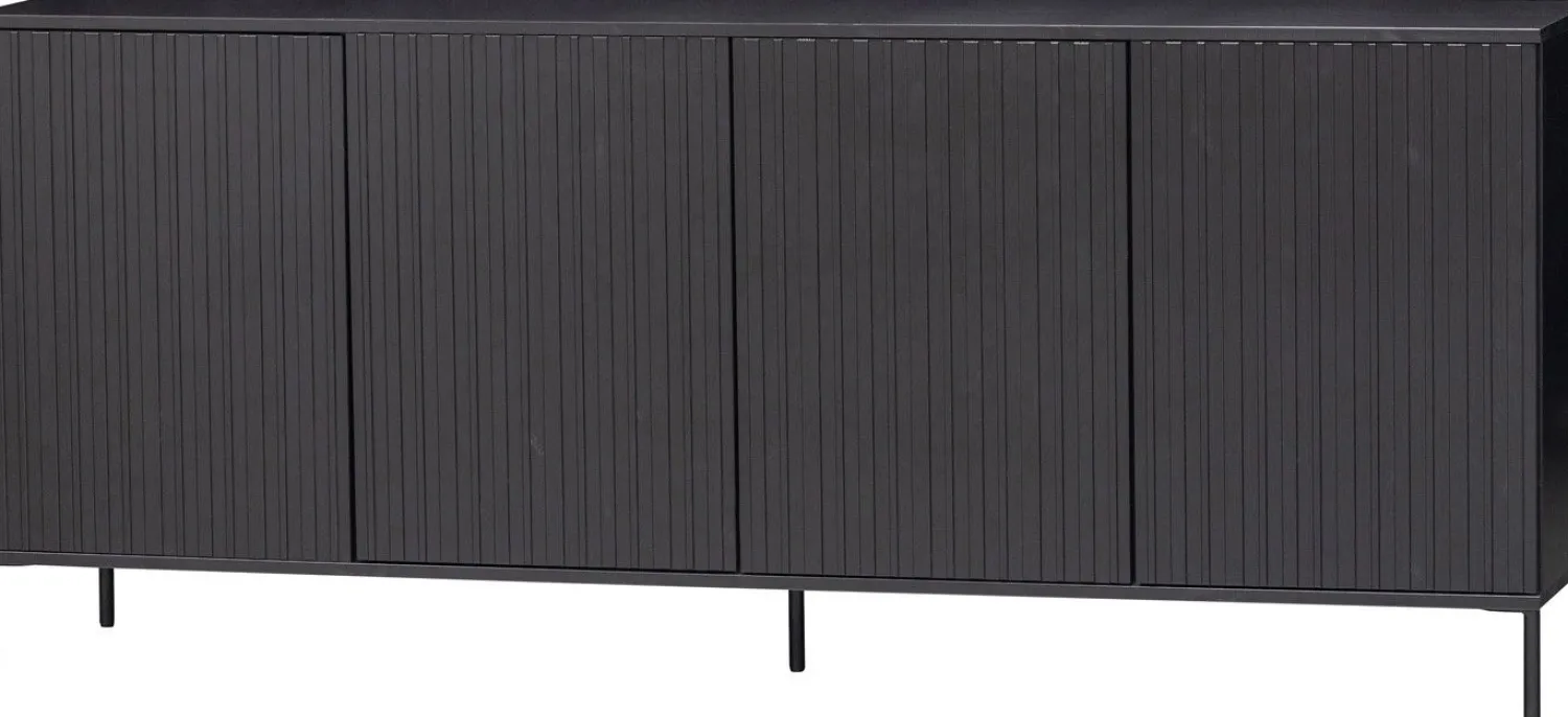 Dressoirs-WOOOD Gravure Dressoir Black
