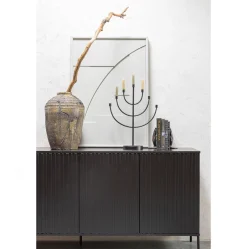 Dressoirs-WOOOD Gravure Dressoir Black