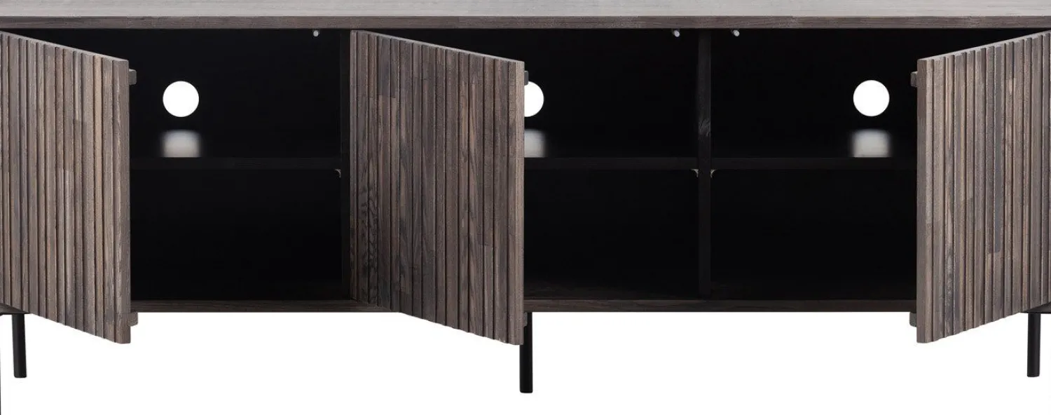 Tv-Meubels-WOOOD Gravure Medium Tv-meubel Espresso