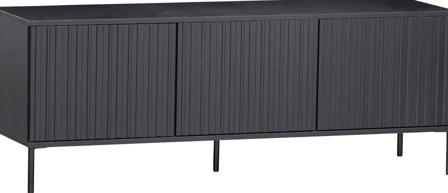 Tv-Meubels-WOOOD Gravure Medium Tv-meubel Black