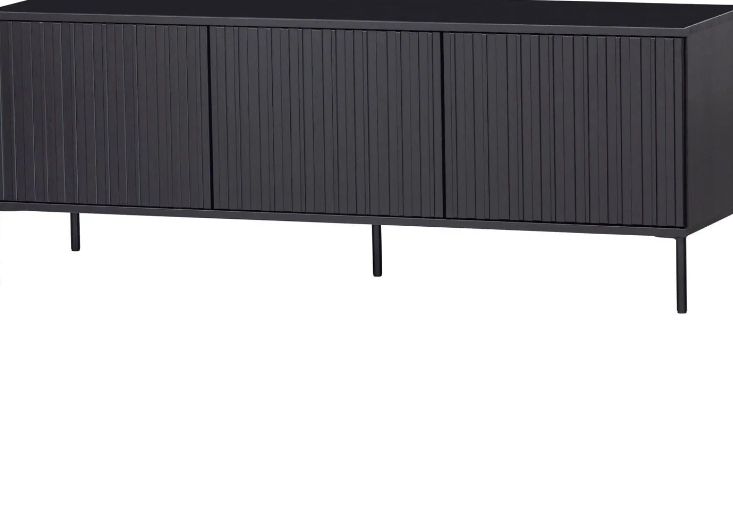 Tv-Meubels-WOOOD Gravure Medium Tv-meubel Black