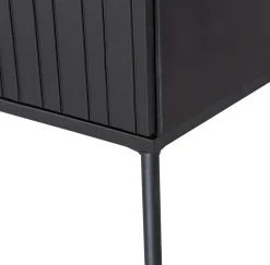 Tv-Meubels-WOOOD Gravure Small Tv-meubel Black