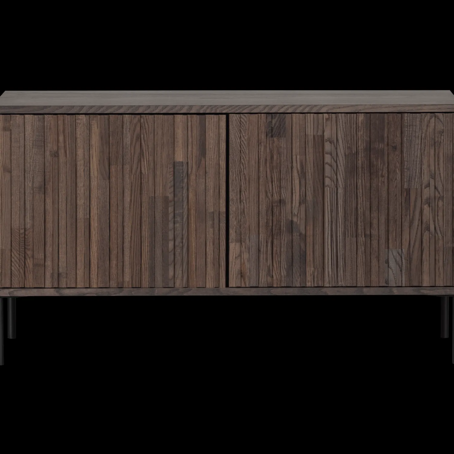 Tv-Meubels-WOOOD Gravure Small Tv-meubel Espresso