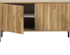 Tv-Meubels-WOOOD Gravure Small TV-meubel Natural