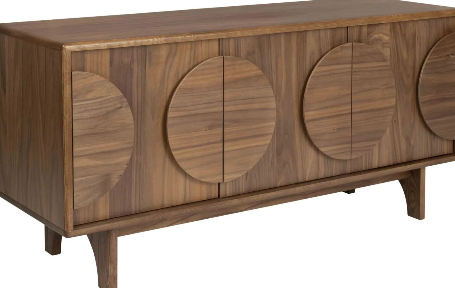 Dressoirs-Zuiver Groove Dressoir Bruin