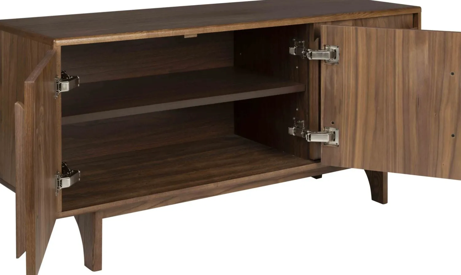 Dressoirs-Zuiver Groove Dressoir Bruin