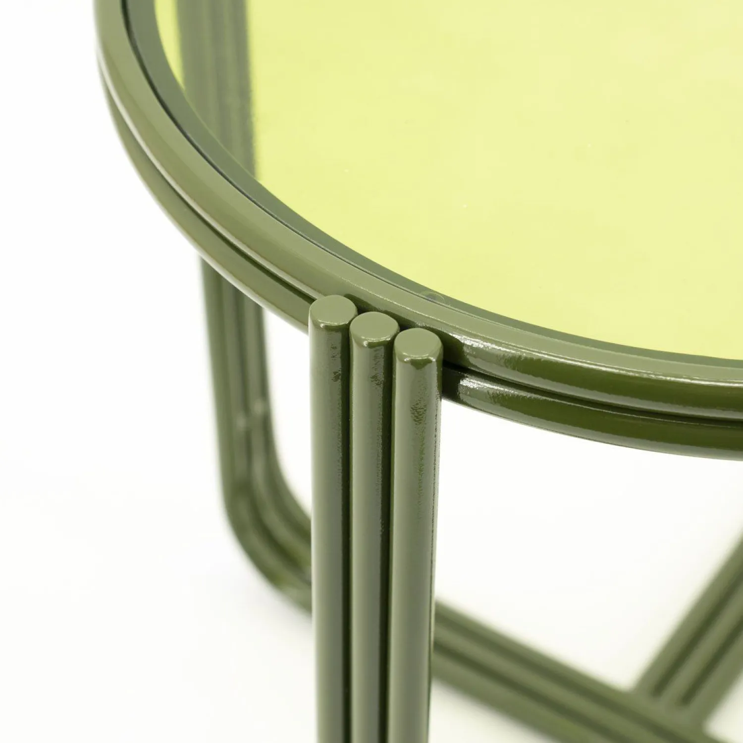 Glazen Bijzettafels-By Boo Groovy Bijzettafel Groen