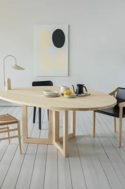 Organische Eettafels-Pilat & Pilat Grut 2 Eettafel Zeep Wit