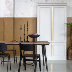 Rechthoekige Eettafels|Houten Eettafels-WOOOD Guild Eettafel Black