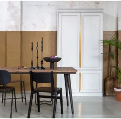 Rechthoekige Eettafels|Houten Eettafels-WOOOD Guild Eettafel Black