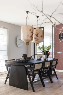 Eetkamerstoelen Met Armleuning-WOOOD Gunn Eetkamerstoel Black