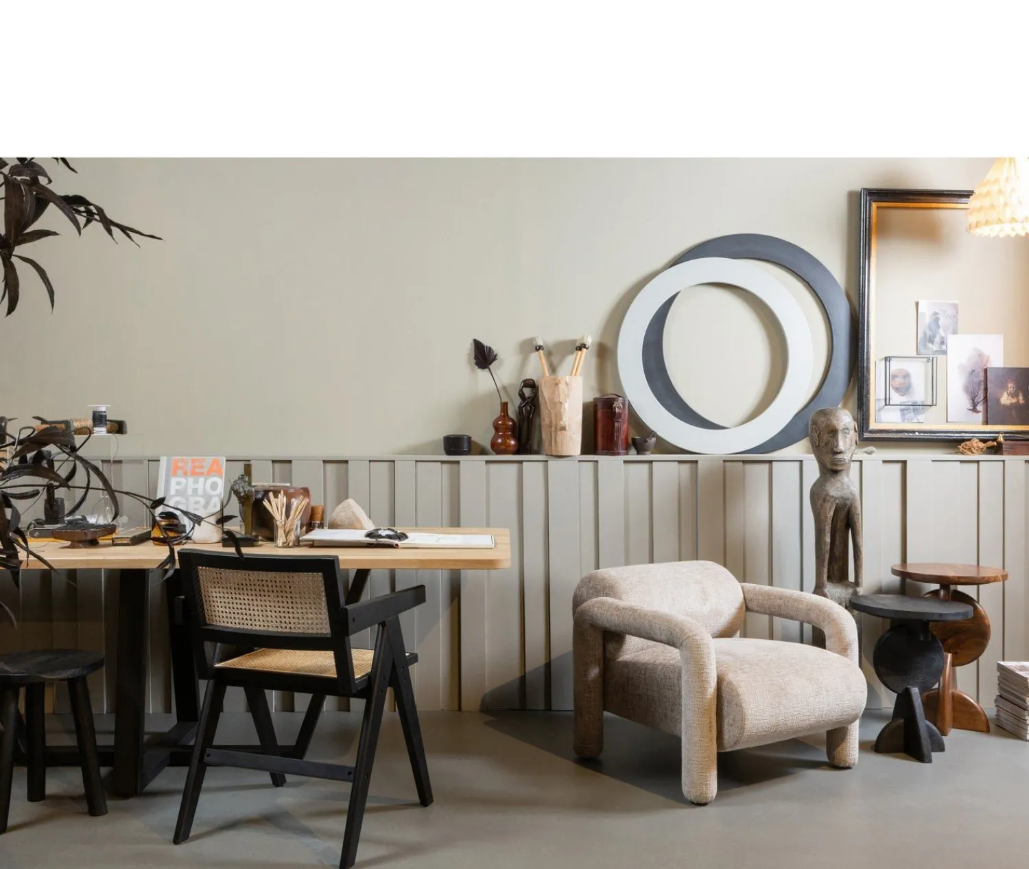 Eetkamerstoelen Met Armleuning-WOOOD Gunn Eetkamerstoel Black