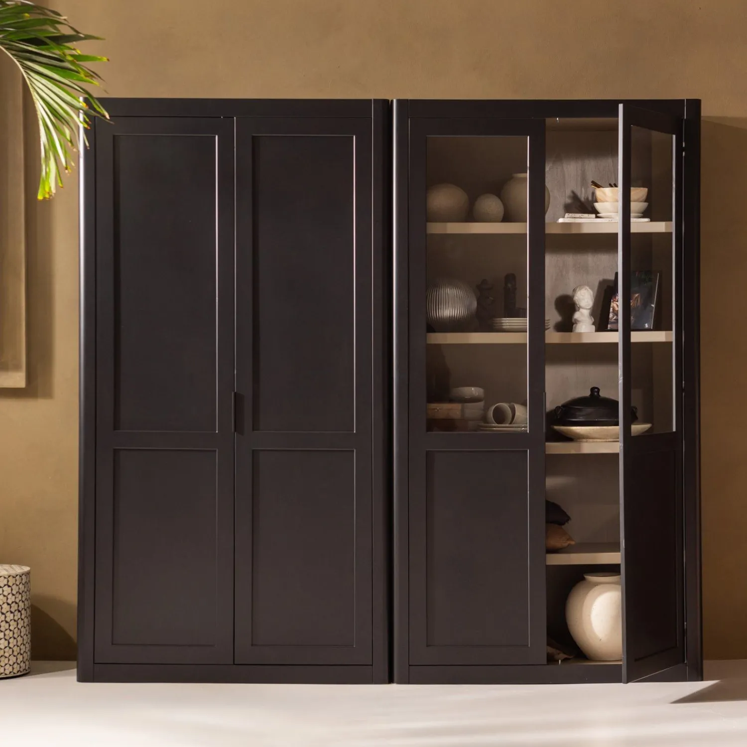 Buffetkasten|Buffetkasten-WOOOD Gunnar Buffetkast Matt Black