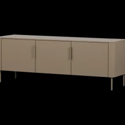 Tv-Meubels-WOOOD Gunnar 3-deurs Tv-meubel Mud