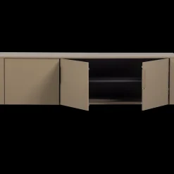 Tv-Meubels-WOOOD Gunnar 3-deurs Tv-meubel Mud