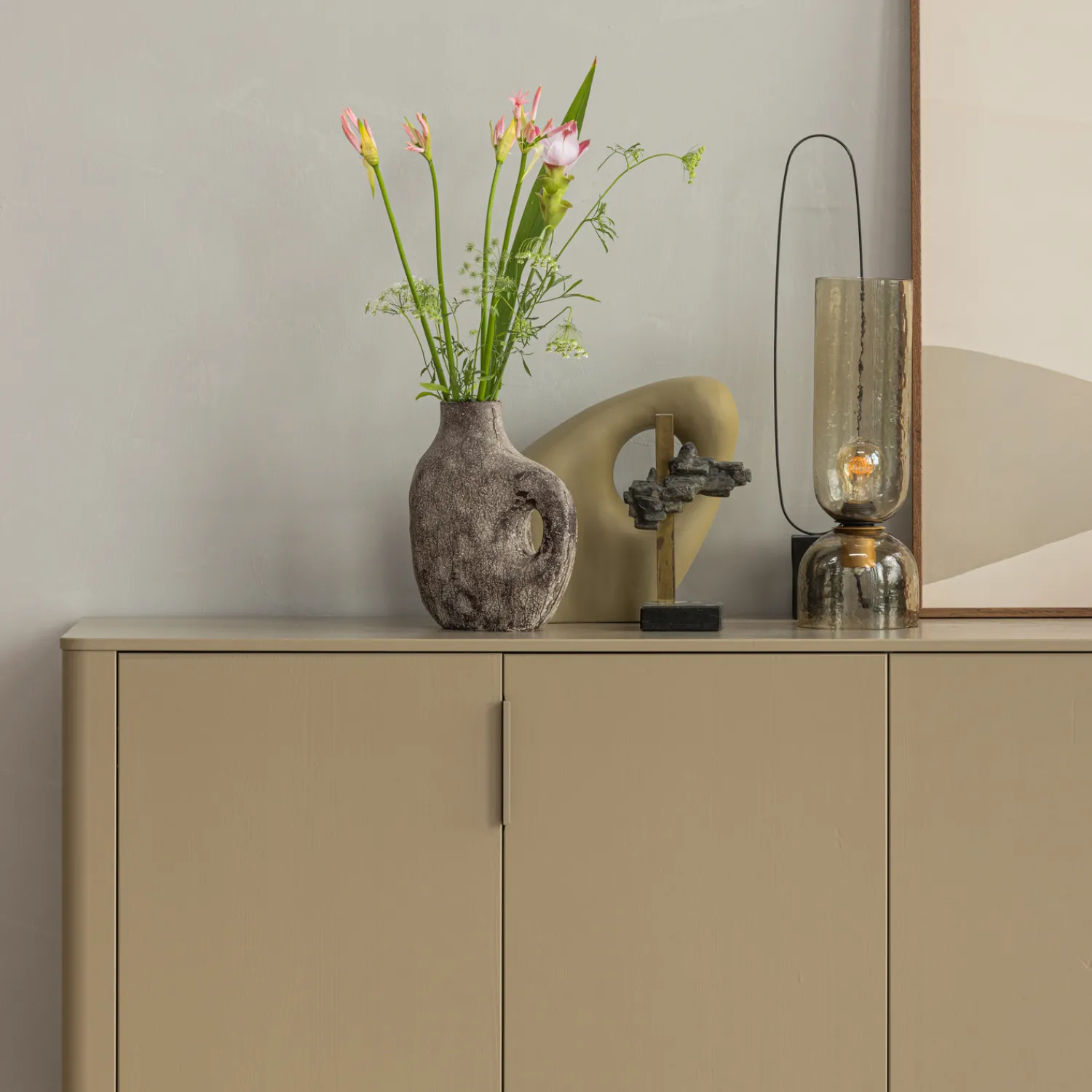 Dressoirs-WOOOD Gunnar Dressoir Mud