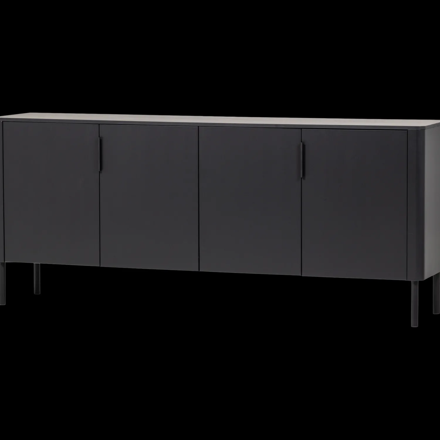Dressoirs-WOOOD Gunnar Dressoir Matzwart