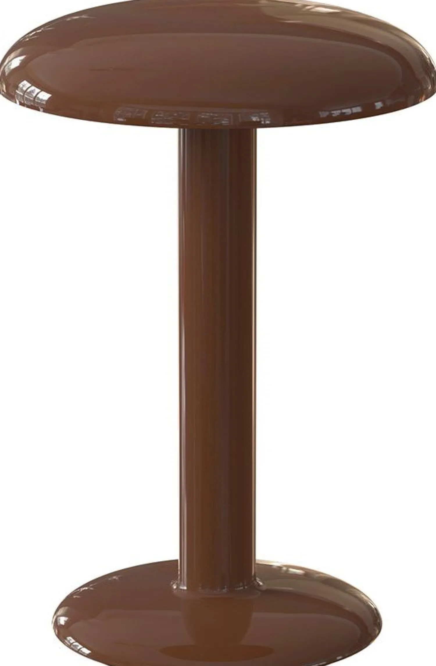 Snoerloze Tafellampen|Tafellampen-Flos Gustave Tafellamp Lacquered Brown