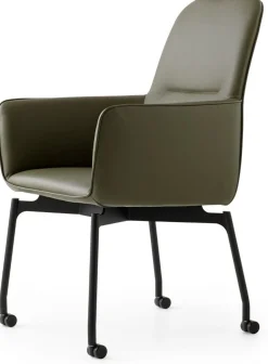 Design Stoelen|Eetkamerstoelen Met Armleuning-Leolux Gyon Eetkamerstoel