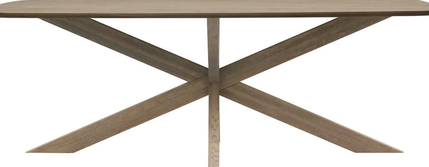 Houten Eettafels-Trendhopper Haiko Deens Ovaal Eettafel Cinnamon