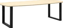 Houten Eettafels|Ovale Eettafels-Trendhopper Haiko Eettafel Elephant Grey