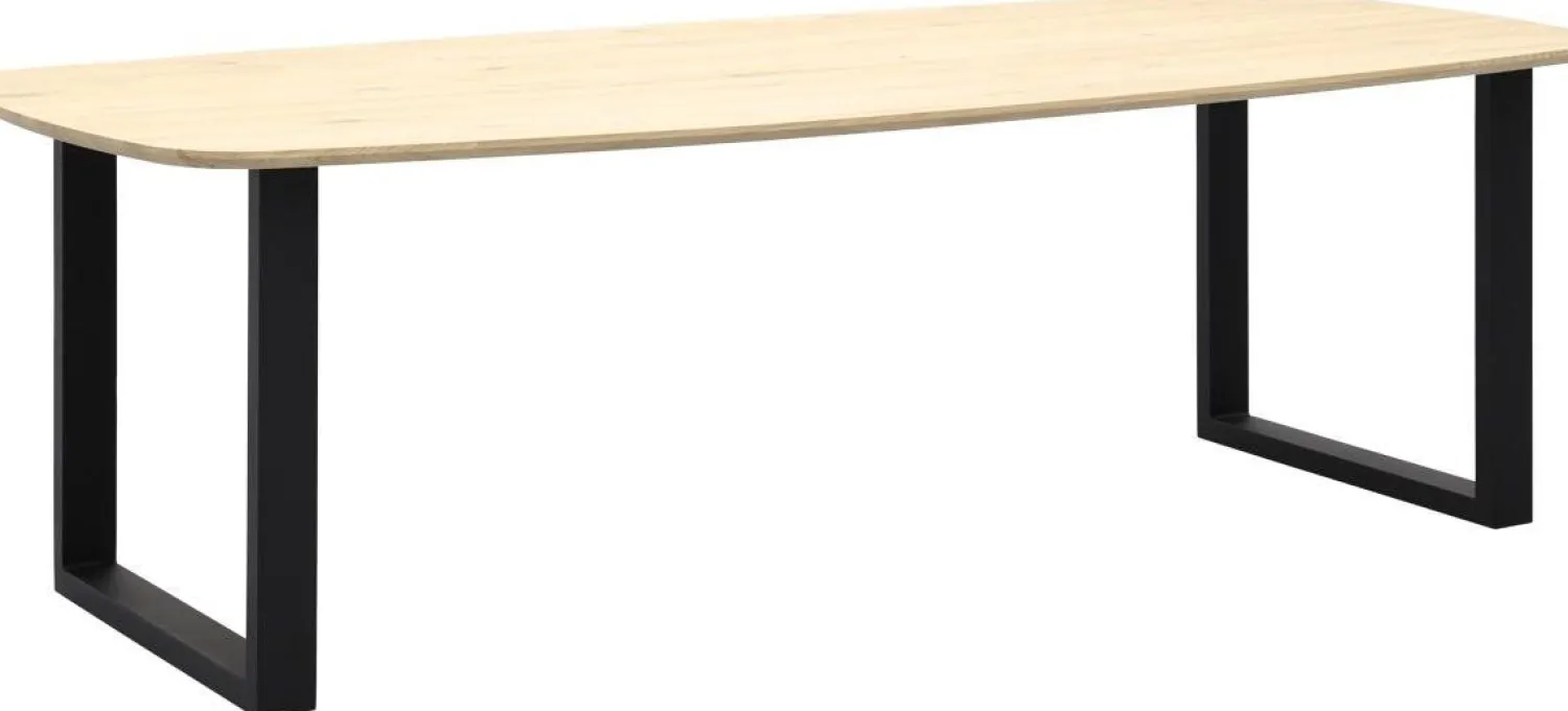 Houten Eettafels|Ovale Eettafels-Trendhopper Haiko Eettafel Elephant Grey