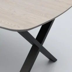Houten Eettafels|Ovale Eettafels-Trendhopper Haiko Eettafel Elephant Grey