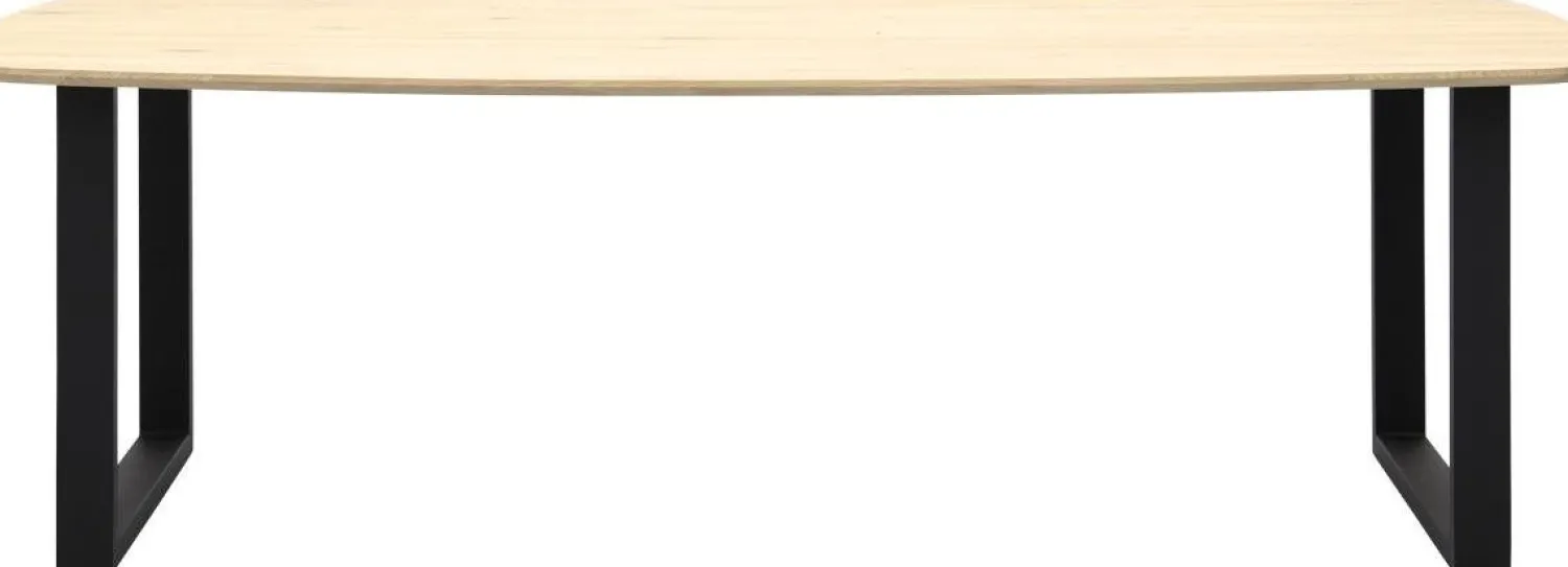 Houten Eettafels|Ovale Eettafels-Trendhopper Haiko Eettafel Elephant Grey