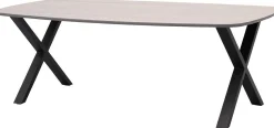 Houten Eettafels|Ovale Eettafels-Trendhopper Haiko Eettafel Elephant Grey