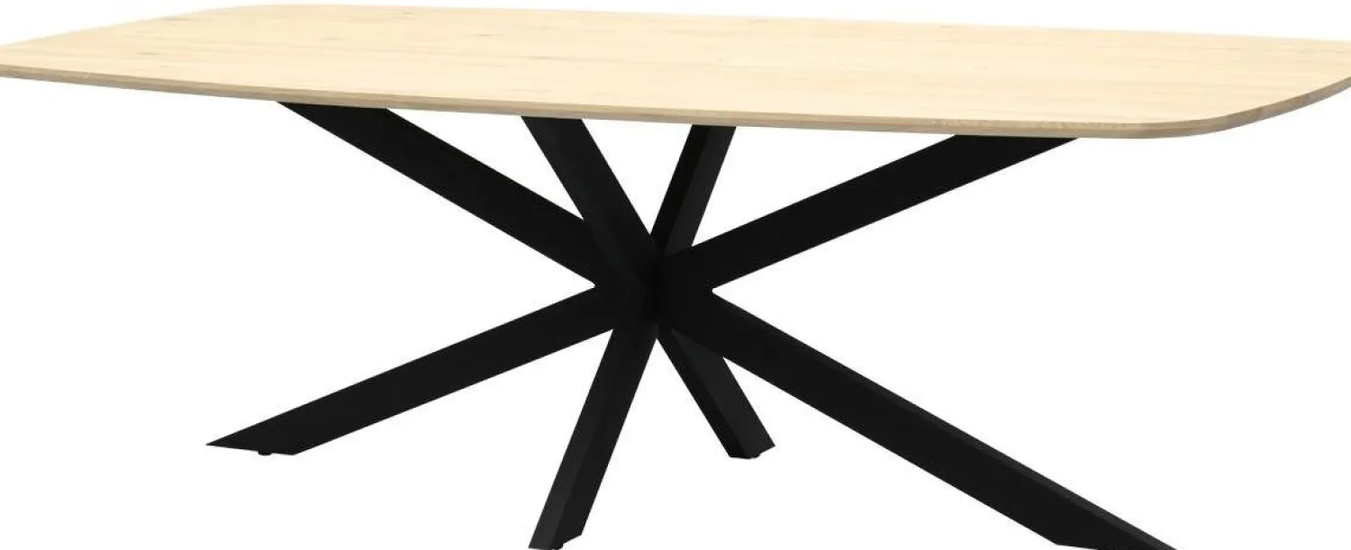 Houten Eettafels|Ovale Eettafels-Trendhopper Haiko Eettafel Elephant Grey