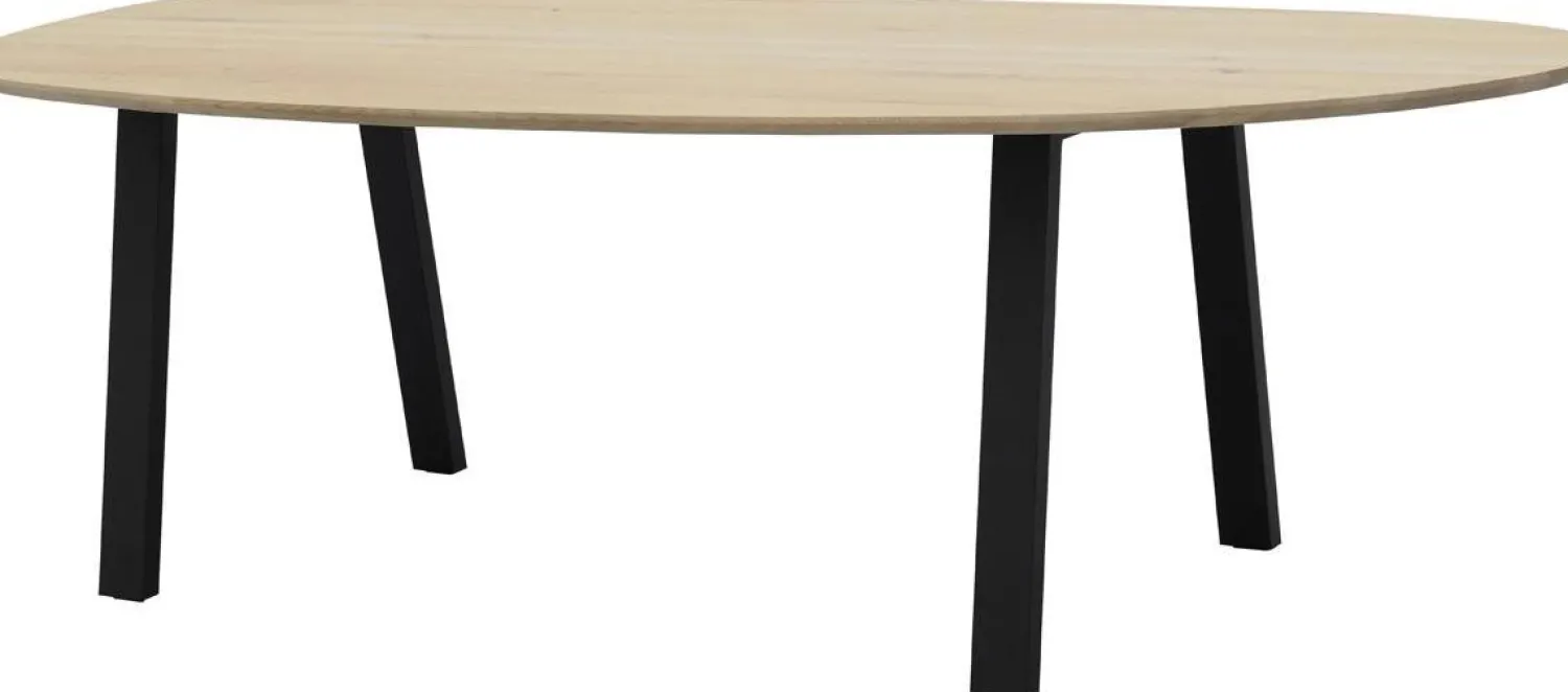 Houten Eettafels|Organische Eettafels-Trendhopper Haiko Organisch Eettafel Oak Cinnamon
