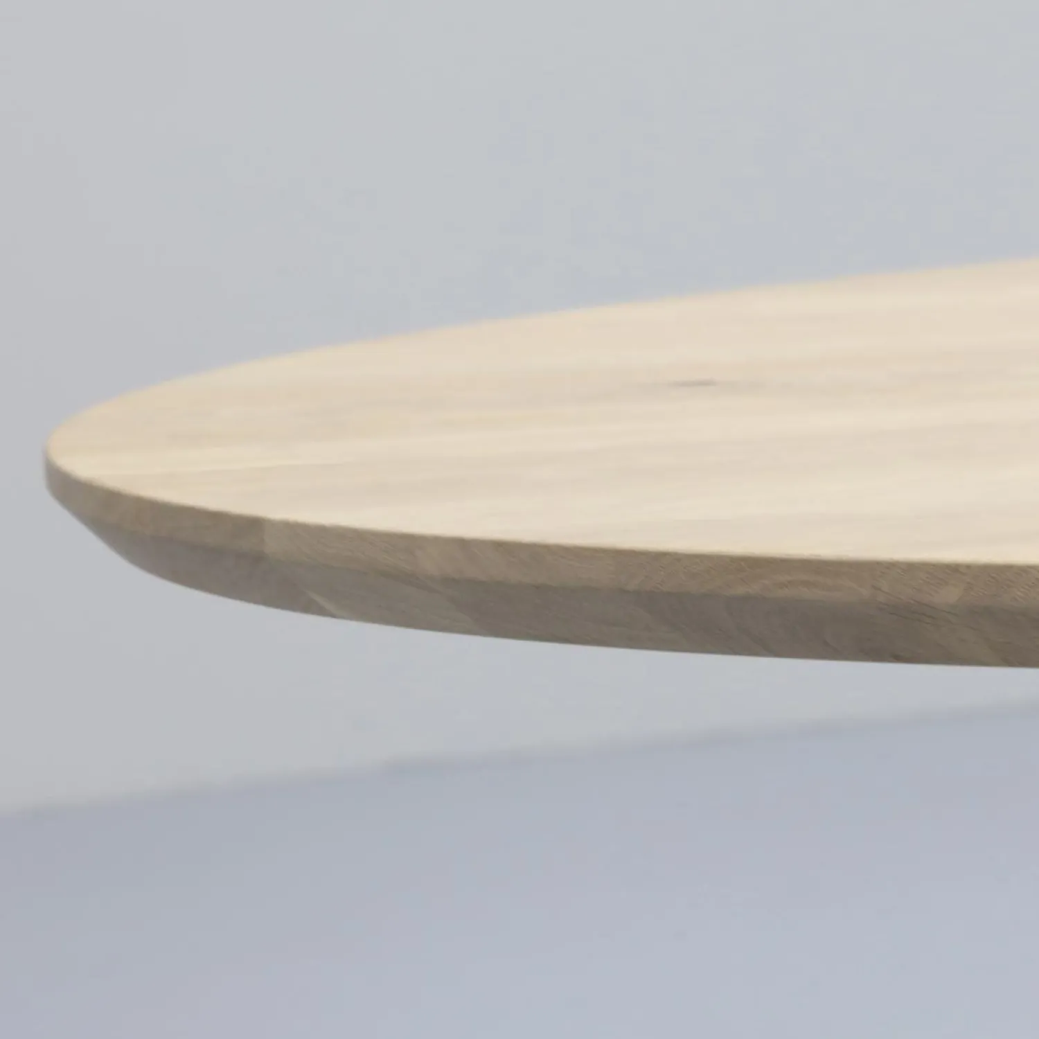 Houten Eettafels|Ovale Eettafels-Trendhopper Haiko Ovaal Eettafel Naturel, Zwart